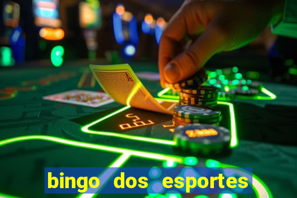 bingo dos esportes para imprimir